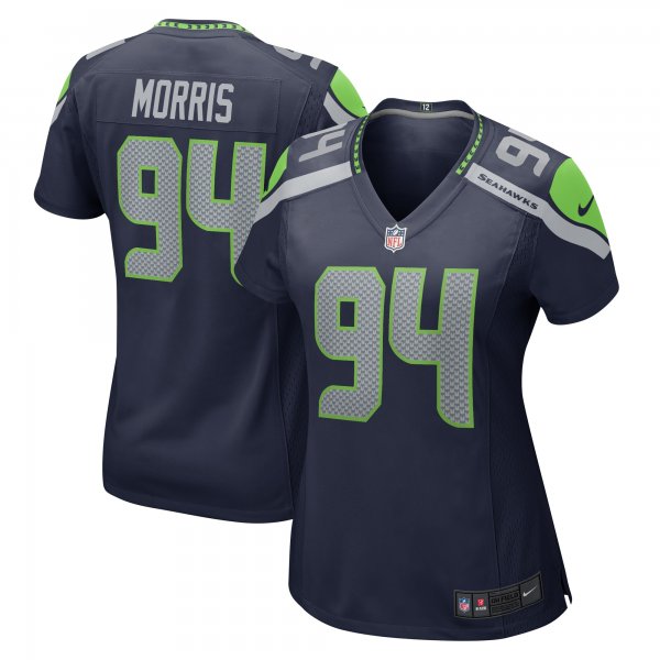 Women's Seattle Seahawks Mike Morris Nike College Navy  Game Jersey