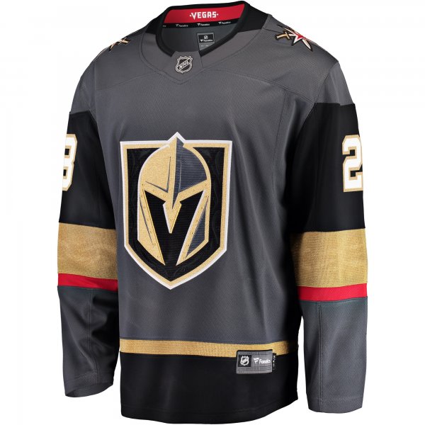 Men's Vegas Golden Knights William Carrier Gray Alternate Breakaway Player Jersey