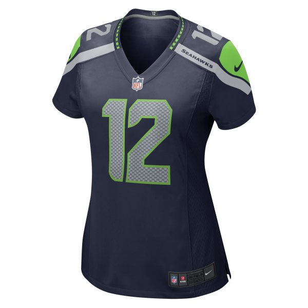 Women's Seattle Seahawks 12s Nike Navy Player Jersey