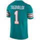 Men's Miami Dolphins Tua Tagovailoa Nike Aqua Alternate Vapor Limited Jersey