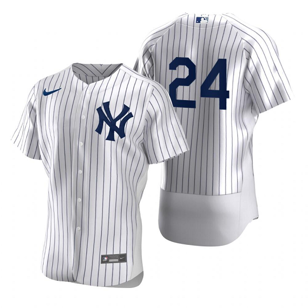 Men's New York Yankees #24 Tino Martinez Nike White MLB Jersey