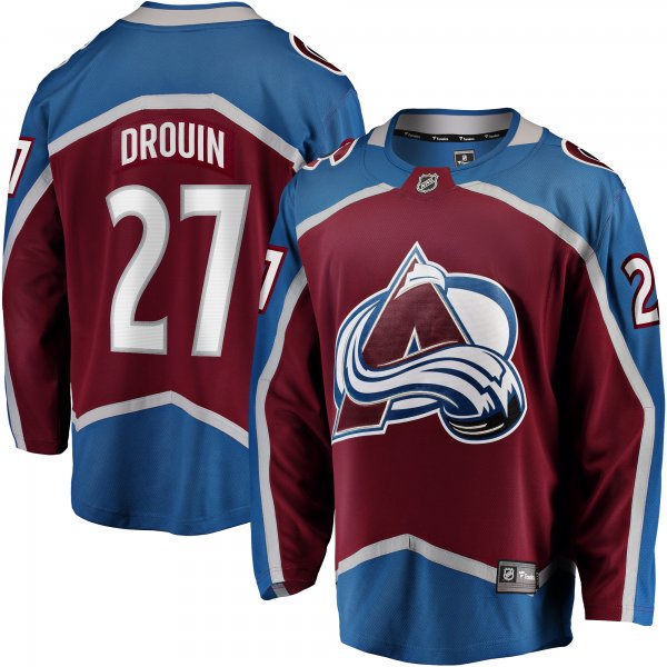 Men's Colorado Avalanche Jonathan Drouin Fanatics Maroon Home Breakaway Jersey