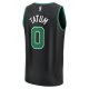 Men's Boston Celtics Jayson Tatum Fanatics Black Fast Break Replica Player Jersey - Statement Edition