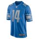 Men's Detroit Lions Amon-Ra St. Brown Nike Blue Game Player Jersey