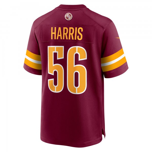 Men's Washington Commanders Jalen Harris Nike  Burgundy  Game Jersey