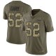 Green Bay Packers #52 Rashan Gary Olive/Camo Men's Stitched Nike NFL Limited 2017 Salute To Service Jersey