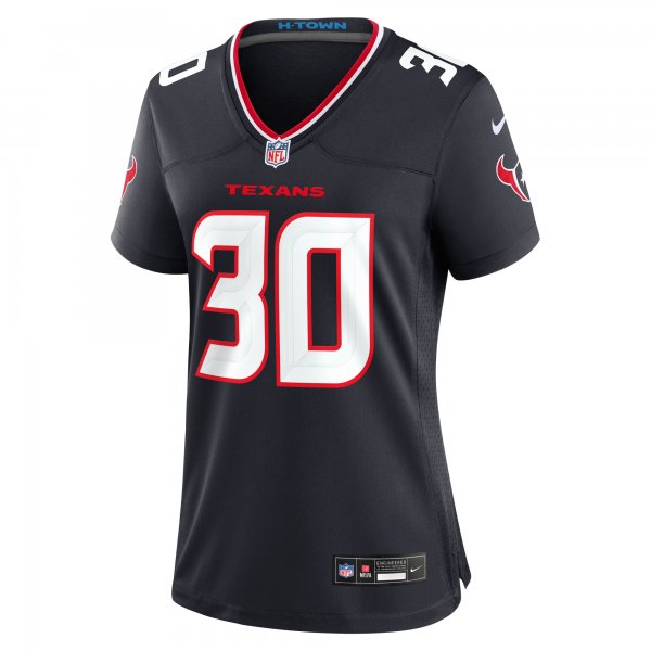 Women's Houston Texans Myles Bryant Nike  Navy Team Game Jersey