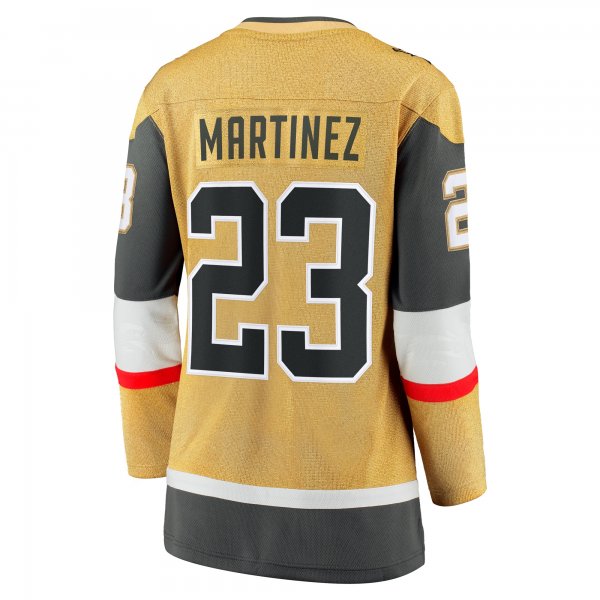 Women's Vegas Golden Knights Alec Martinez Fanatics Gold Alternate Breakaway Player Jersey