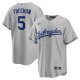 Men's Los Angeles Dodgers Freddie Freeman Nike Gray Road Replica Player Jersey