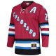 Men's Colorado Avalanche Peter Forsberg Mitchell & Ness Maroon  2001/02 Alternate Captain Blue Line Player Jersey