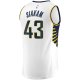 Youth Indiana Pacers Pascal Siakam Fanatics White Fast Break Player Jersey - Association Edition