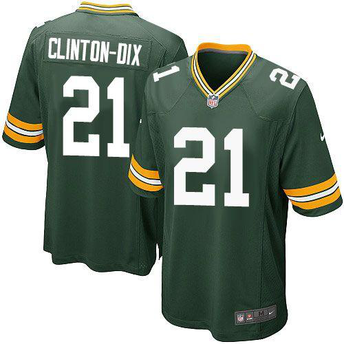 Nike Green Bay Packers #21 Ha Ha Clinton-Dix Green Team Color Men's Stitched NFL Game Jersey