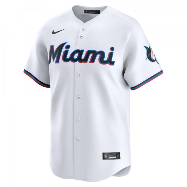 Men's Miami Marlins Luis Arraez Nike White Home Limited Player Jersey