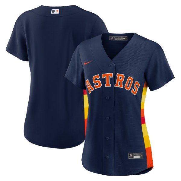 Women's Houston Astros Nike Navy Alternate Replica Team Jersey