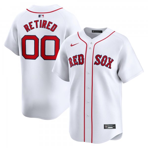 Men's Boston Red Sox Nike White Home Limited Pick-A-Player Retired Roster Jersey