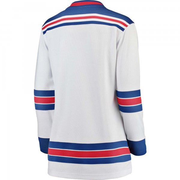 Women's New York Rangers Fanatics White Away Breakaway Jersey