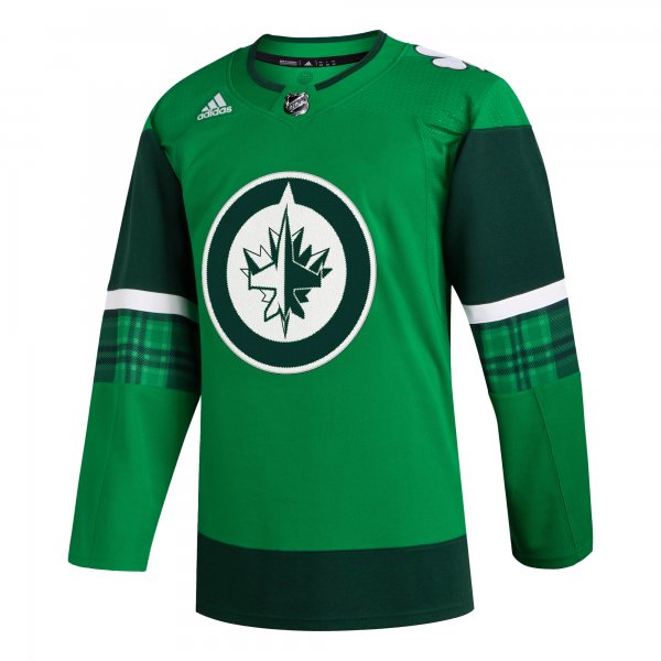 Men's Winnipeg Jets  adidas Kelly Green 2023 St. Patrick's Day Primegreen Jersey