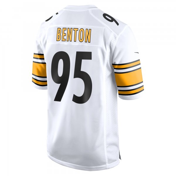 Men's Pittsburgh Steelers Keeanu Benton Nike  White  Game Jersey