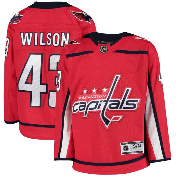 Youth Washington Capitals Tom Wilson Red Home Premier Player Jersey