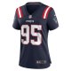 Women's New England Patriots Daniel Ekuale Nike Navy Game Player Jersey