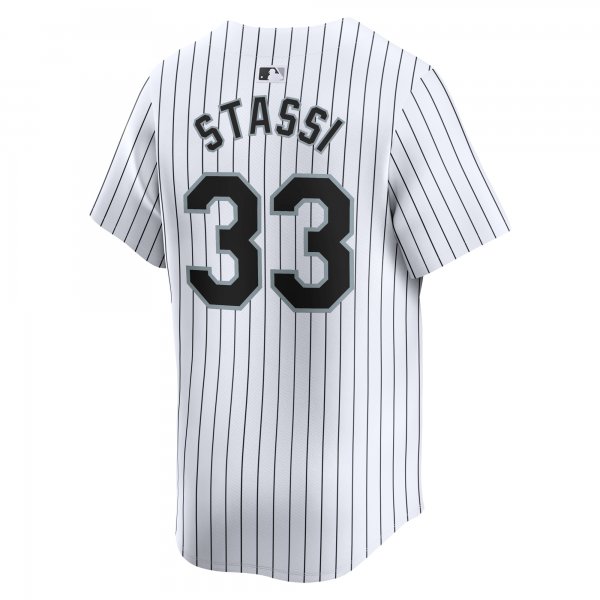 Men's Chicago White Sox Max Stassi Nike White Home Limited Player Jersey