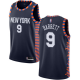 New York Knicks #9 R.J. Barrett Navy NBA Swingman City Edition 2018/19 Jersey