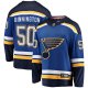 Men's St. Louis Blues Jordan Binnington Fanatics Blue Breakaway Home Jersey