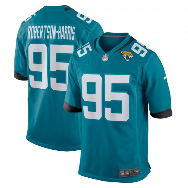 Men's Jacksonville Jaguars Roy Robertson-Harris Nike Teal Game Jersey