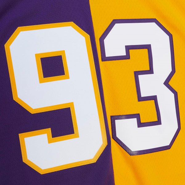 Men's Minnesota Vikings John Randle Mitchell & Ness Purple/Gold 1998 Split Legacy Replica Jersey