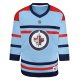 Youth Winnipeg Jets  Light Blue Anniversary Replica Jersey