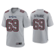 Men's New England Patriots Cole Strange Gray Atmosphere Fashion Game Jersey