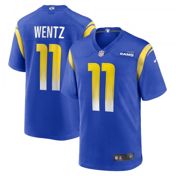 Men's Los Angeles Rams Carson Wentz Nike  Royal Team Game Jersey