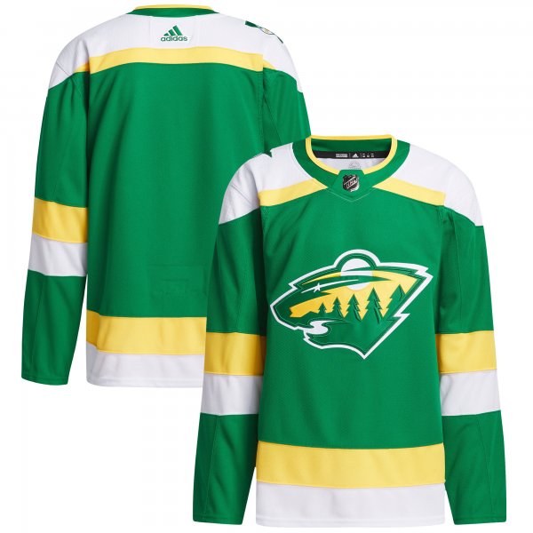 Men's Minnesota Wild  adidas Green 2023/24 Alternate Primegreen Jersey