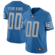 Men's Detroit Lions Nike Limited Blue Vapor Untouchable Customized NFL Alternate Jersey