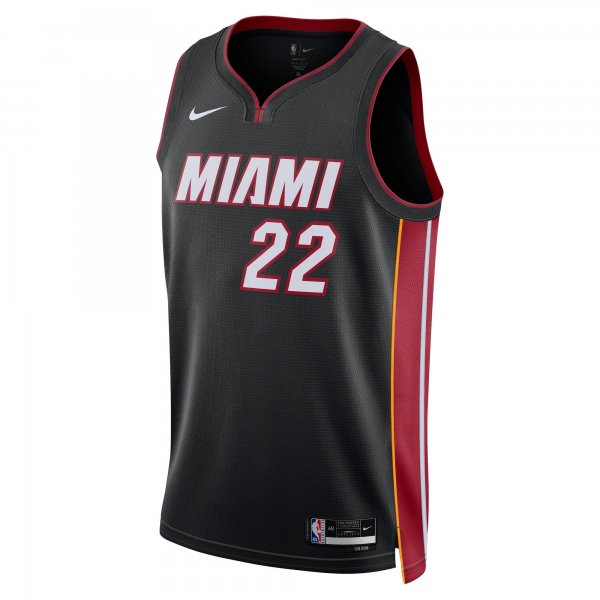 Unisex Miami Heat Jimmy Butler Nike Black Swingman Jersey - Icon Edition