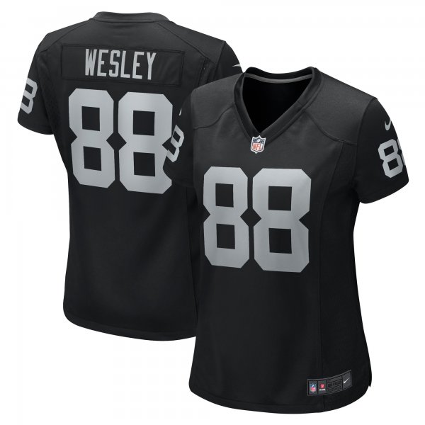 Women's Las Vegas Raiders Antoine Wesley Nike  Black Team Game Jersey