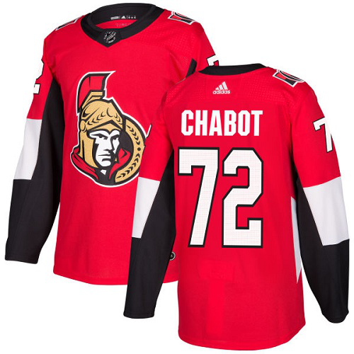 Adidas Ottawa Senators #72 Thomas Chabot Red Home Stitched Youth NHL Jersey