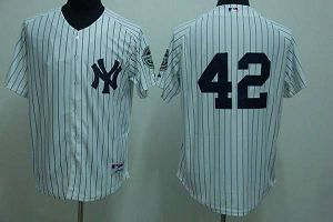 New York Yankees #42 Mariano Rivera Stitched White Youth MLB Jersey