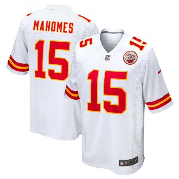 Men's Kansas City Chiefs Patrick Mahomes Nike  White  Game Jersey