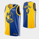 Men's Golden State Warriors Andre Iguodala #9 Gold Royal Split Edition NBA Jersey