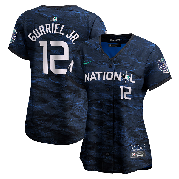 Women's National League #12 Lourdes Gurriel Jr.Nike Royal 2023 MLB All-Star Game Cool Base Jersey