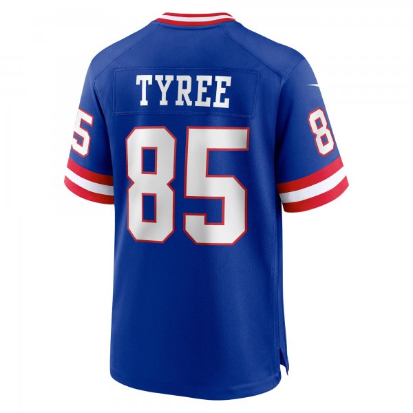 Men's New York Giants David Tyree Nike Royal Classic Retired Player Game Jersey