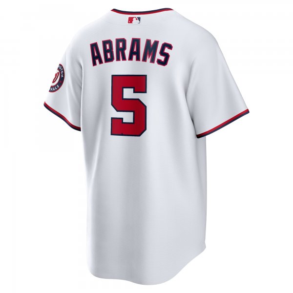 Men's Washington Nationals C.J. Abrams Nike White Home Replica Jersey