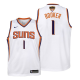 Youth Phoenix Suns #1 Devin Booker 2021 NBA Finals White Jersey