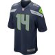 Men's Seattle Seahawks DK Metcalf Nike College Navy Game Jersey