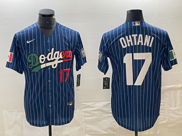 Men's Los Angeles Dodgers #17 Nike Blue Shohei Ohtani Jersey