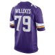 Men's Minnesota Vikings Kenny Willekes Nike Purple Game Jersey