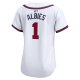 Women's Atlanta Braves Ozzie Albies Nike White Home Limited Player Jersey