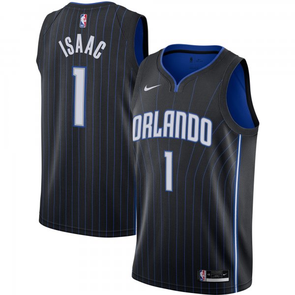 Men's Orlando Magic Jonathan Isaac Nike Black Swingman Jersey - Icon Edition