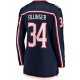 Women's Columbus Blue Jackets Cole Sillinger Fanatics Navy Home Breakaway Player Jersey